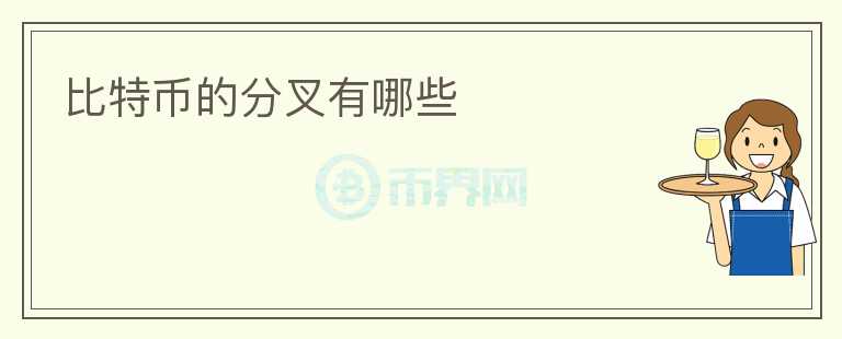 比特幣的分叉有哪些