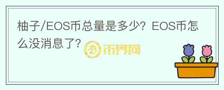 柚子/EOS幣總量是多少？EOS幣怎么沒消息了？
