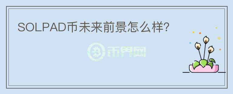 SOLPAD幣未來(lái)前景怎么樣？