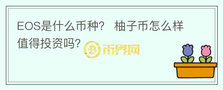 EOS是什么幣種？ 柚子幣怎么樣值得投資嗎？
