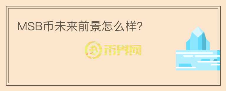 MSB幣未來前景怎么樣？