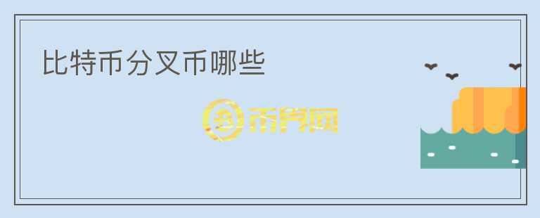 比特幣分叉幣哪些