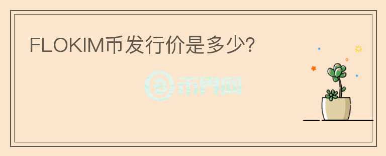 FLOKIM幣發(fā)行價是多少？