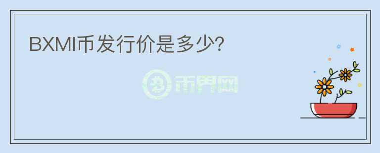 BXMI幣發(fā)行價是多少?