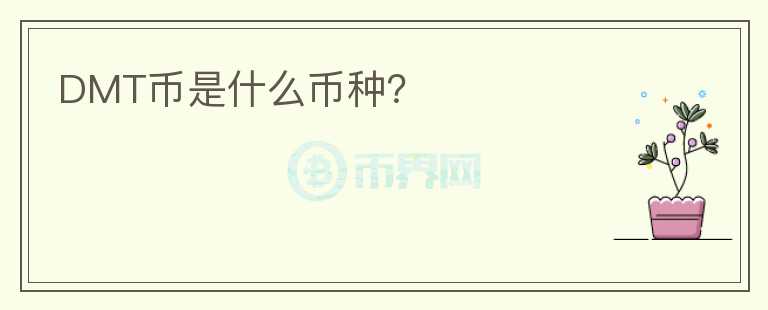 DMT幣是什么幣種？
