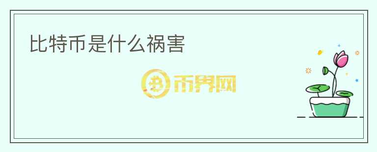 比特幣是什么禍害