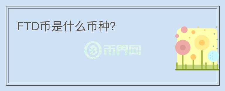 FTD幣是什么幣種？