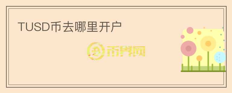 TUSD幣去哪里開戶