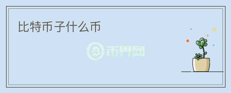 比特幣子什么幣