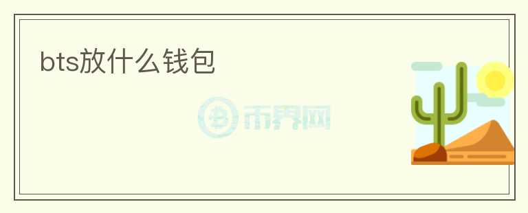bts放什么錢包