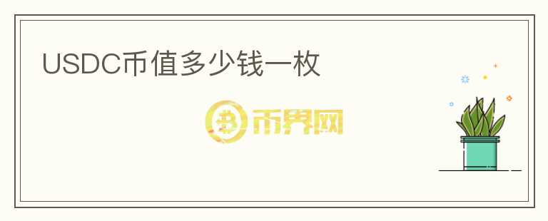 USDC幣值多少錢一枚