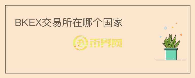 BKEX交易所在哪個(gè)國家