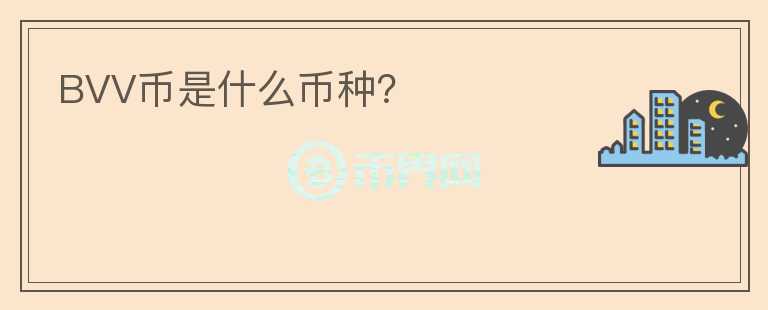 BVV幣是什么幣種？