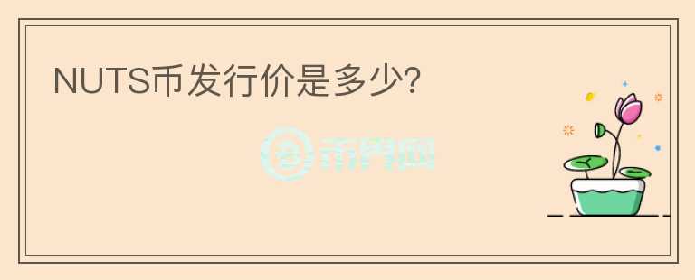 NUTS幣發(fā)行價是多少？