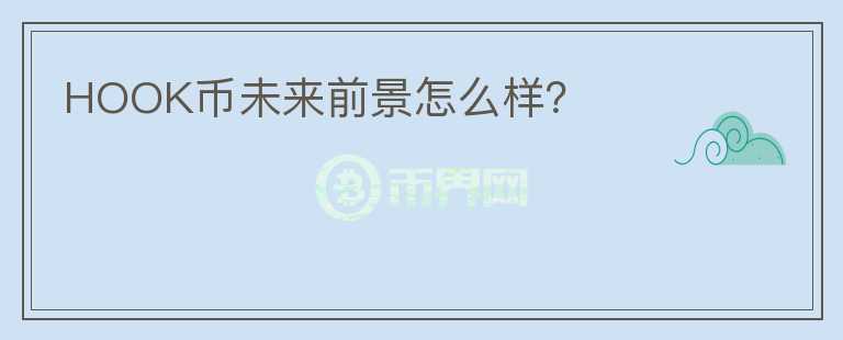 HOOK幣未來前景怎么樣？