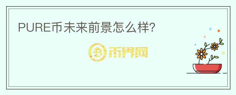 PURE幣未來前景怎么樣？