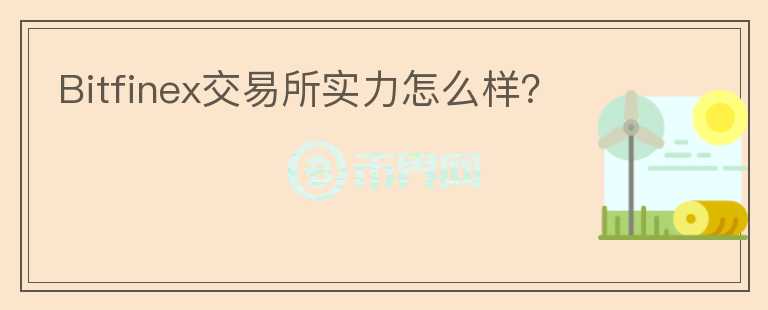 Bitfinex交易所實(shí)力怎么樣？