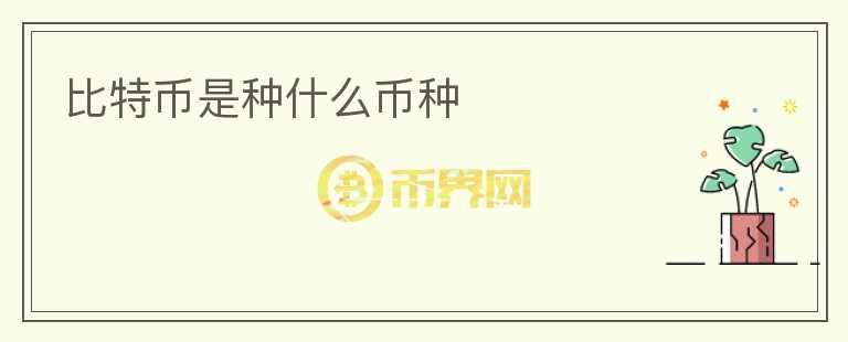 比特幣是種什么幣種