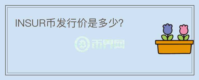INSUR幣發(fā)行價(jià)是多少？