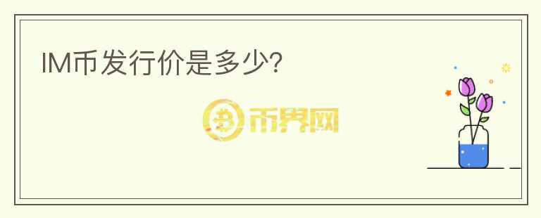 IM幣發(fā)行價是多少？