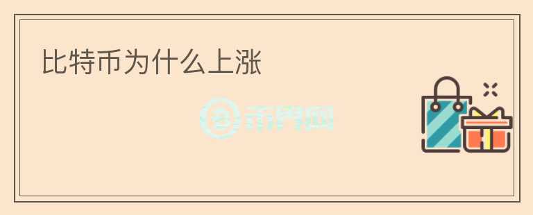 比特幣為什么上漲