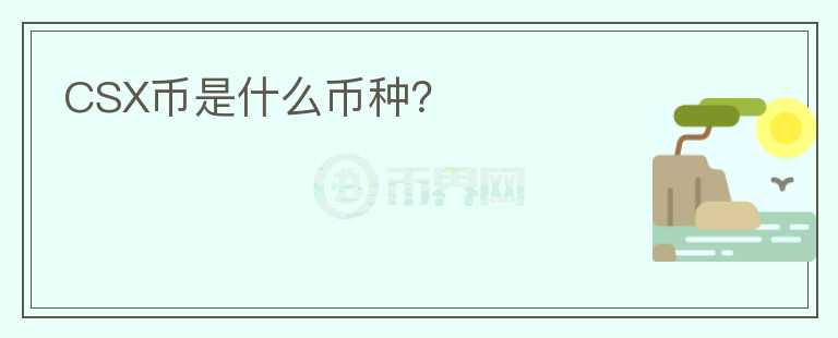 CSX幣是什么幣種？