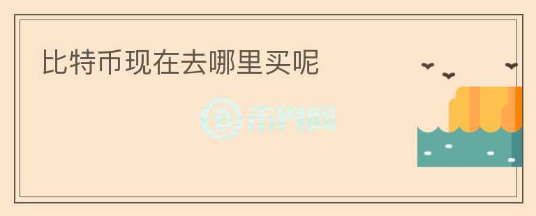 比特幣現(xiàn)在去哪里買呢