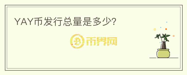 YAY幣發(fā)行總量是多少？