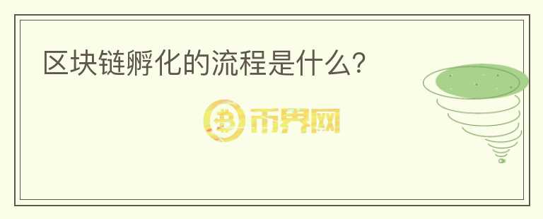 區(qū)塊鏈孵化的流程是什么？