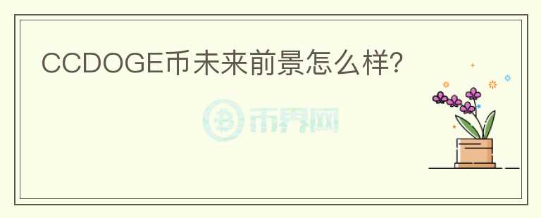 CCDOGE幣未來(lái)前景怎么樣？