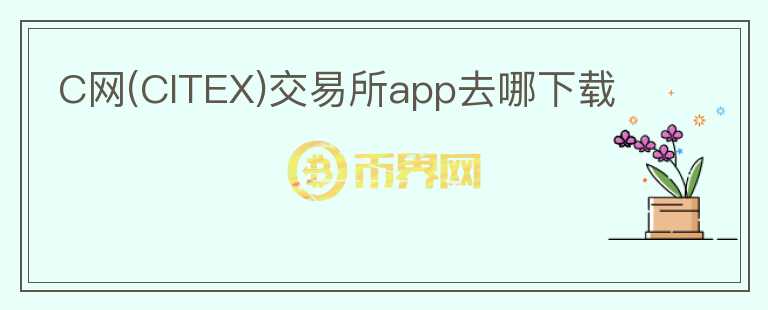 C網(wǎng)(CITEX)交易所app去哪下載
