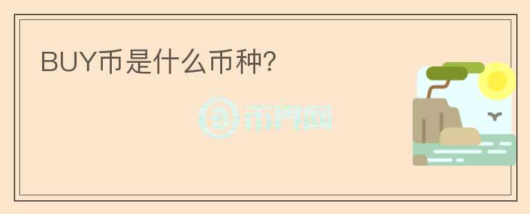 BUY幣是什么幣種？