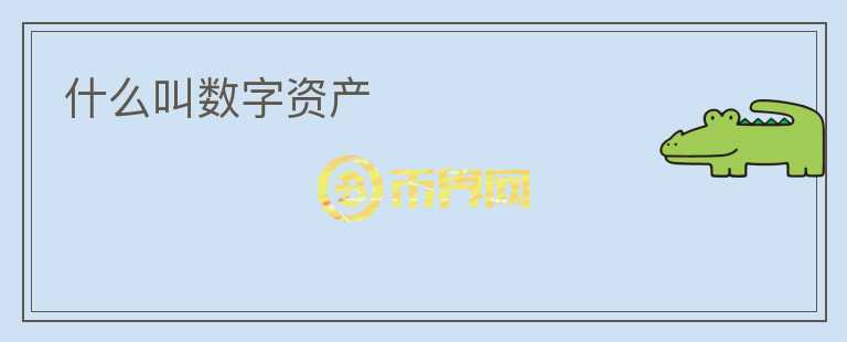 什么叫數(shù)字資產(chǎn)