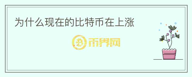 為什么現(xiàn)在的比特幣在上漲