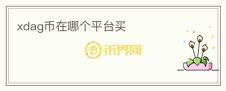 xdag幣在哪個平臺買