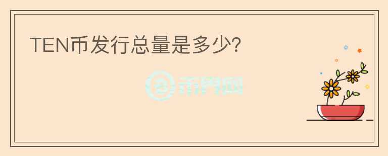 TEN幣發(fā)行總量是多少？