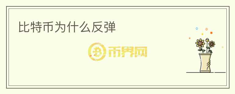 比特幣為什么反彈