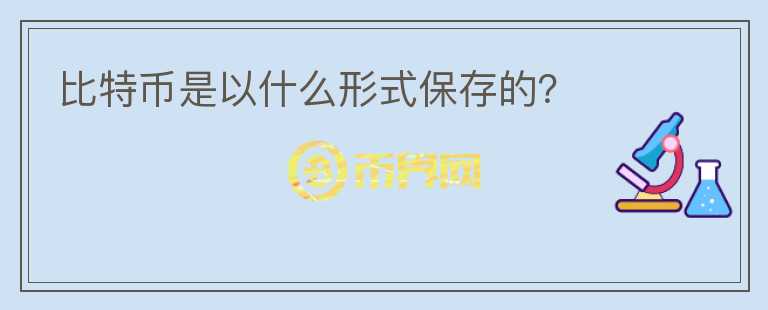 比特幣是以什么形式保存的？