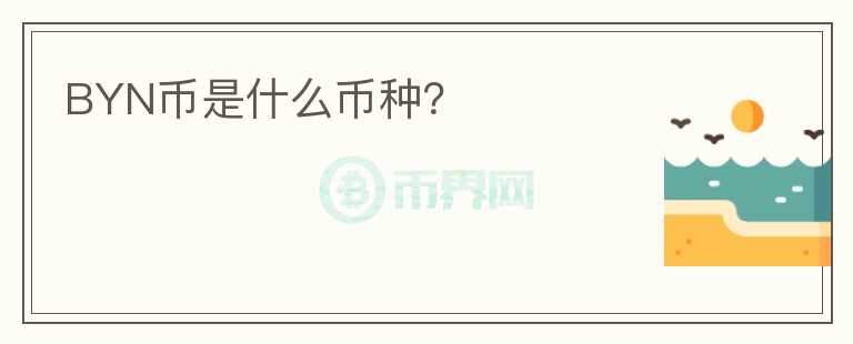 BYN幣是什么幣種？
