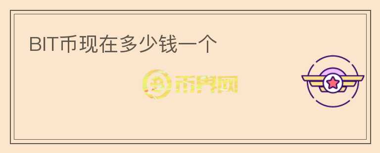 BIT幣現(xiàn)在多少錢一個