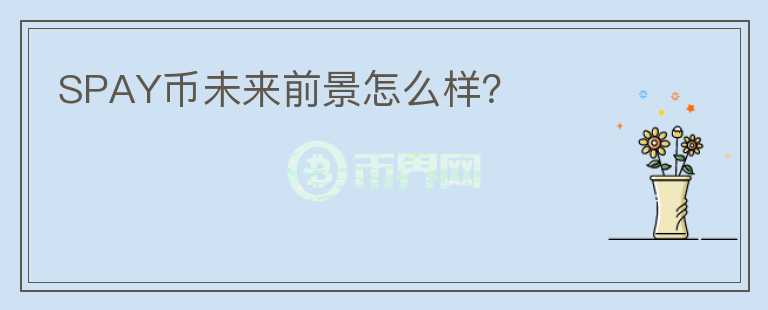 SPAY幣未來前景怎么樣？