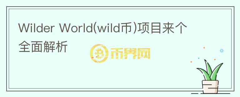Wilder World(wild幣)項(xiàng)目來(lái)個(gè)全面解析