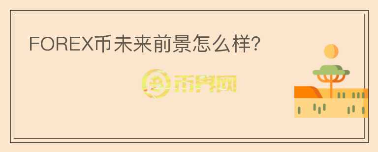 FOREX幣未來前景怎么樣？