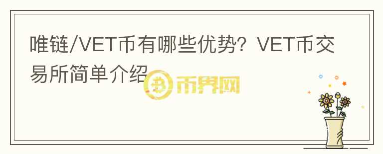 唯鏈/VET幣有哪些優(yōu)勢？VET幣交易所簡單介紹