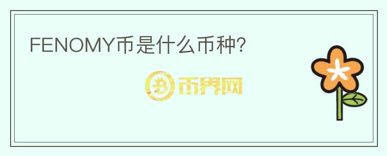 FENOMY幣是什么幣種?