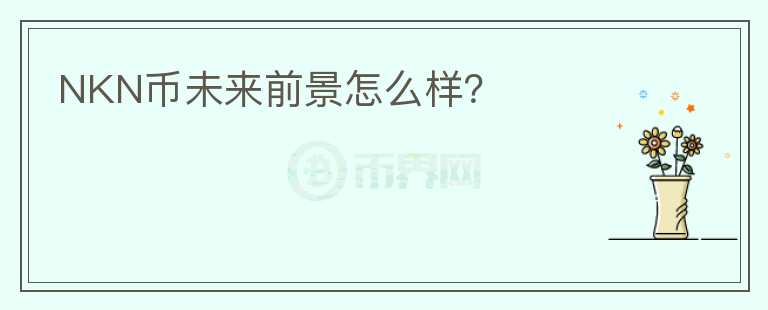 NKN幣未來(lái)前景怎么樣？
