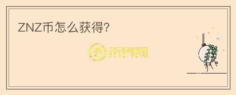 ZNZ幣怎么獲得？
