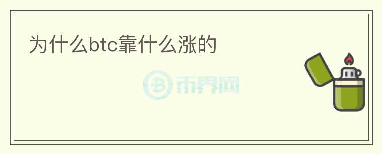 為什么btc靠什么漲的