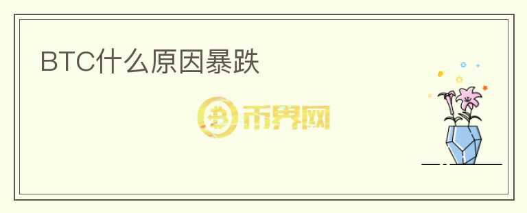 BTC什么原因暴跌