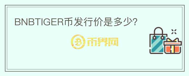 BNBTIGER幣發(fā)行價是多少？